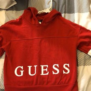 Red Guess hoodie